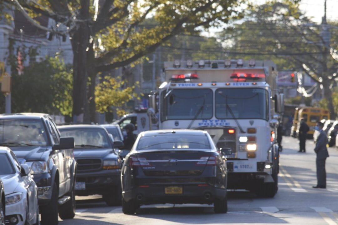 ambulance arriving at scene