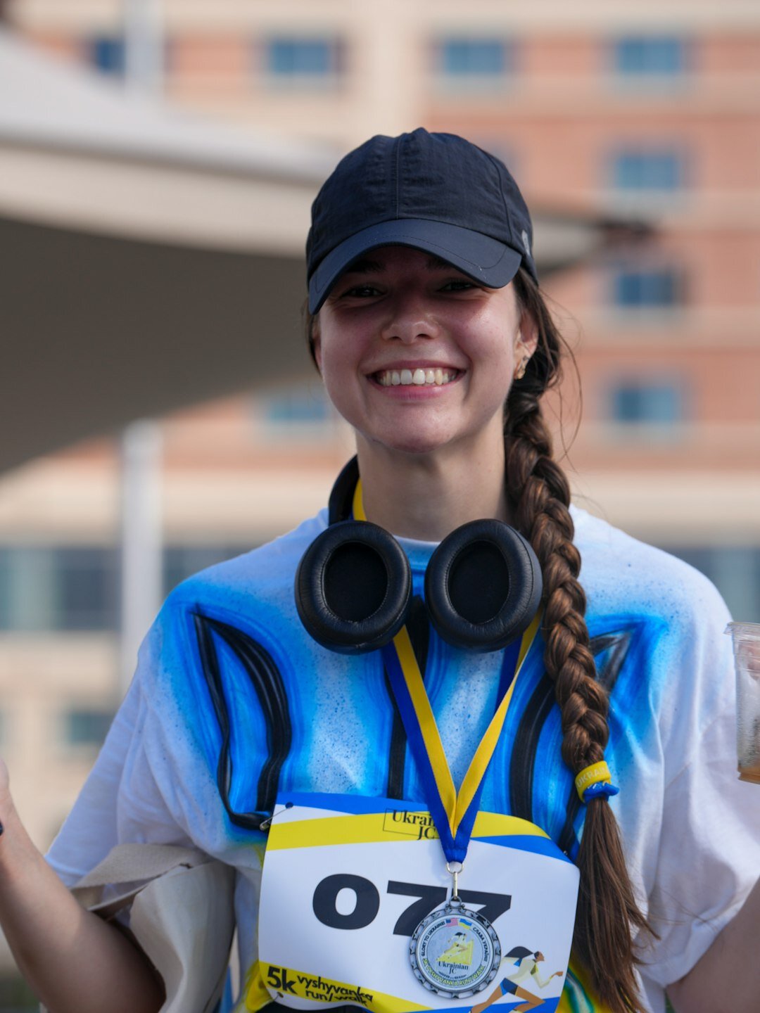 local athlete celebrating