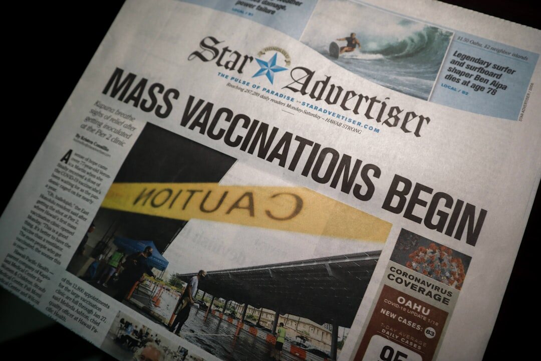 local newspaper headline
